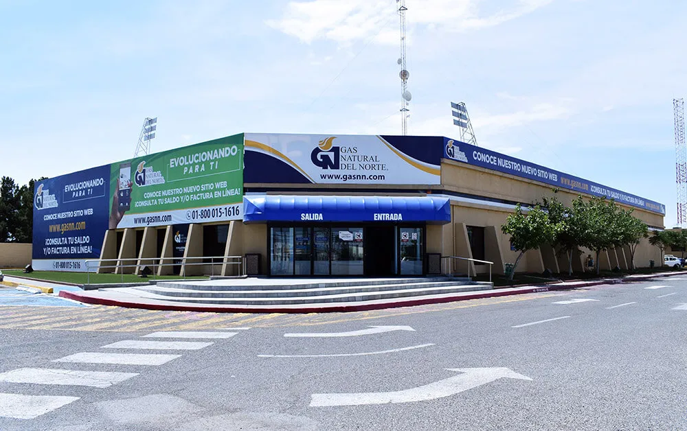 Sucursal Centenario de Gas Natural del Norte en Juárez
